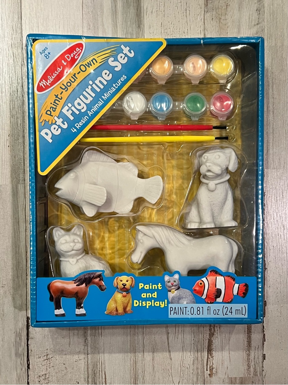 Paint-Your-Own Pet Figurine Set